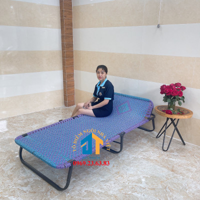 Giường xếp dây Đài Loan khung sắt Đại Thành 