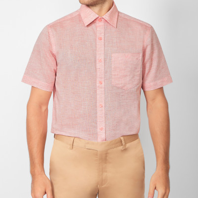 ÁO SƠ MI TAY NGẮN LINEN-V46-014581-RD1