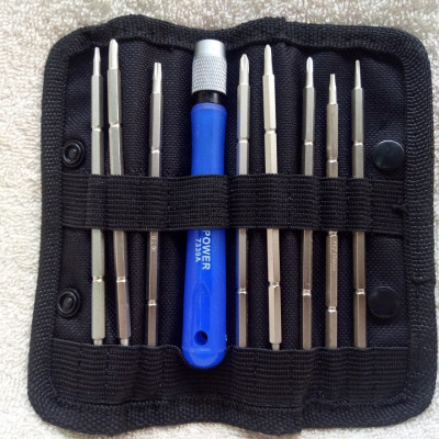 Bộ Vít đa năng 8 in 1 - Power 7339R - dùng để sửa chữa điện thoại, laptop, máy tính bảng, và các thiết bị điện tử - Hàng chính hãng