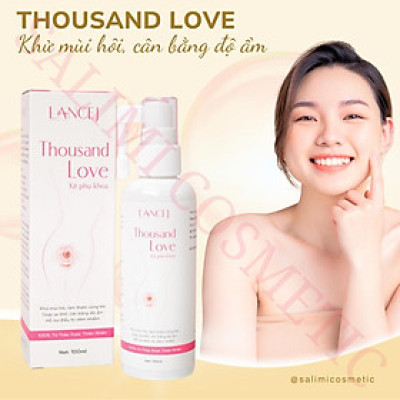 Xịt Phụ Khoa THOUSAND LOVE 100ml, Ngăn Ngừa Viêm Νhiễm, Dưỡng Ẩm Ѕe Κhít, Khử Mùi Hôi