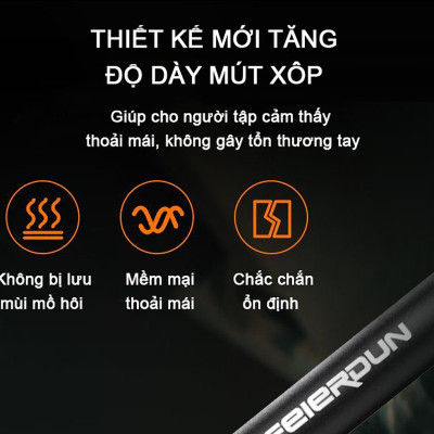 Xà Đơn Gắn Cửa FED-0228 | Kích thước 115-140cm (Chịu lực 400kg - Có chốt khóa an toàn khi gắn xà - Dễ dàng tháo lắp không cần khoan tường)