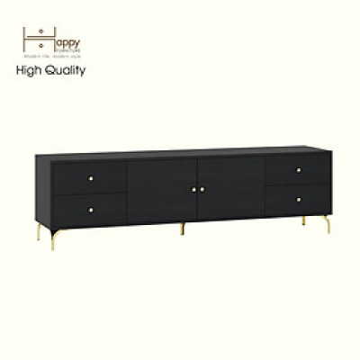 HAPPY FURNITURE , Kệ TV 2 cửa mở 4 ngăn kéo - HAPPI, KTV_082 , 180cm x 40cm x 52cm DxRxC