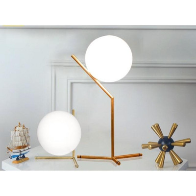 Đèn bàn chao tròn, đèn phòng ngủ, đèn trang trí