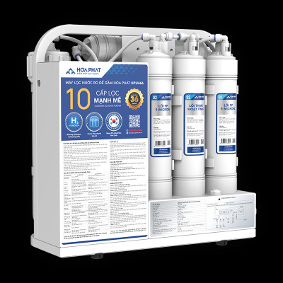 Máy lọc nước RO để gầm Hòa Phát HPU466 - Bảo hành 36 tháng - Hàng chính hãng