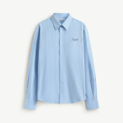 Áo sơ mi tay dài nam thêu túi Form Loose - RT 10S25SHL030 | ROUTINE CÀ MAU