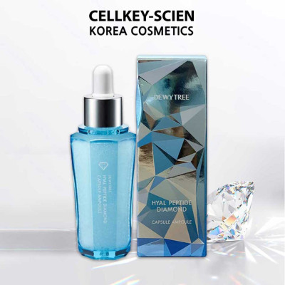 Serum Tinh Chất Tinh Thể Kim Cương Dưỡng Ẩm Trắng Da Se Khít Lỗ Chân Lông Phục Hồi Trẻ Hóa Da Dewytree Hyal Peptide Diamond Capsule Ampoule (50ml)