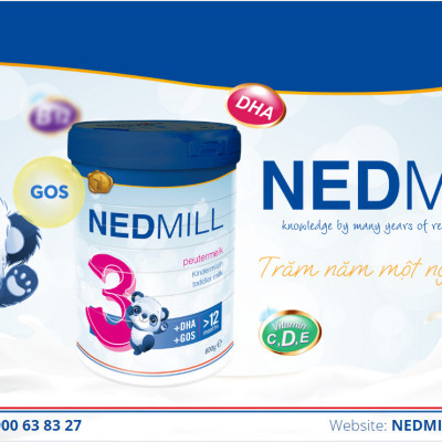 SẢN PHẨM DINH DƯỠNG NEDMILL STAGE 3 DÀNH CHO TRẺ TRÊN 12 THÁNG TUỔI