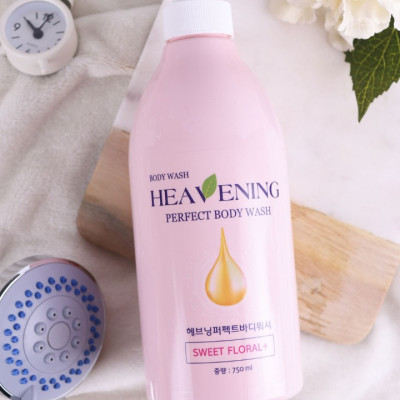 Sữa tắm dưỡng ẩm, làm trắng da HEAVENING 