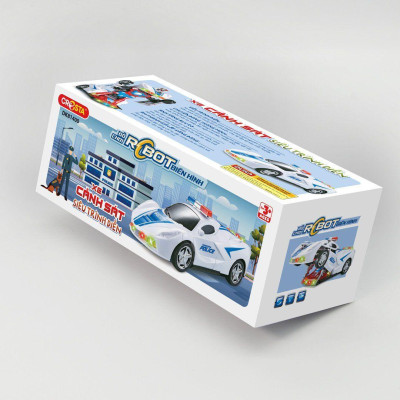 Đồ Chơi Robot Biến Hình Xe Cảnh Sát - Siêu Trình Diễn - Cresta DK81400