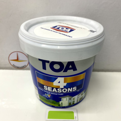 Sơn phào chỉ trong và ngoài nhà Toa 4 Seasons Tropic Shield màu xanh C- 7703_1L