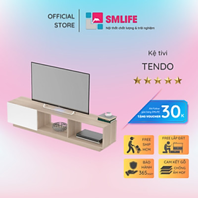 Kệ tivi gia đình dáng thấp gỗ công nghiệp SMLIFE Tendo