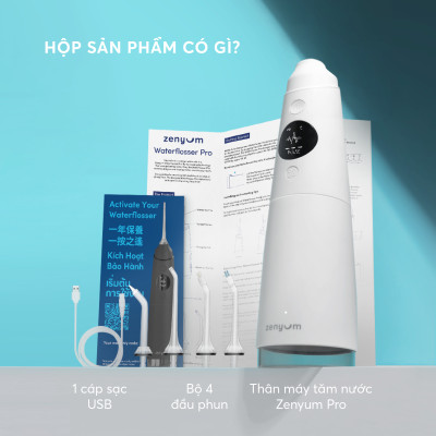 Bộ 2 Đầu Thay Tiêu Chuẩn Máy Tăm Nước Zenyum Pro