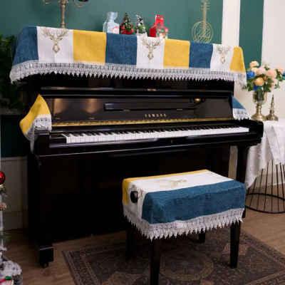 Khăn phủ đàn piano cơ đàn piano điện tử 88 phím sang trọng chống bụi chống xước - Hàng chính hãng