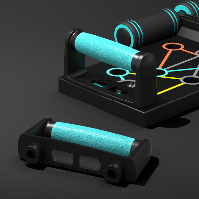 Bộ Dụng Cụ Chống Đẩy Đa Năng 3 Trong 1 Tích Hợp Tập Bụng,Dây Kéo Tay 