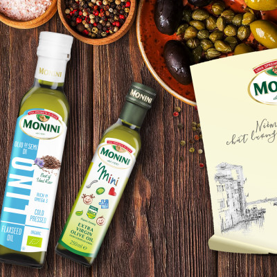 Dầu Oliu Organic Cho Bé Monini 250ml - Nhập Khẩu Ý | Monini Mini Extra Virgin Olive Oil 250ml