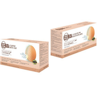 Combo 5 hộp canxi hữu cơ tinh khiết từ vỏ trứng gà