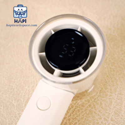 Quạt cầm tay hàng chính hãng WiWU Hurricane High Speed Fan Wi-FS010: 5 tốc độ gió, cực mát, thời lượng sử dụng lâu dài