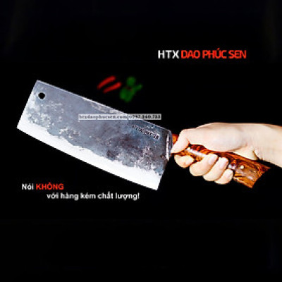 Dao Phúc Sen - Dao chặt gà cán ốp cẩm
