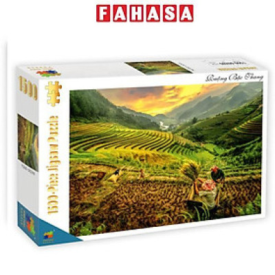 Bộ Tranh Ghép Hình Minh Châu - 60 x 80 cm (1500 Mảnh Ghép) - Ruộng Bậc Thang
