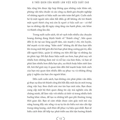 6 Thói Quen Của Người Làm Việc Hiệu Suất Cao