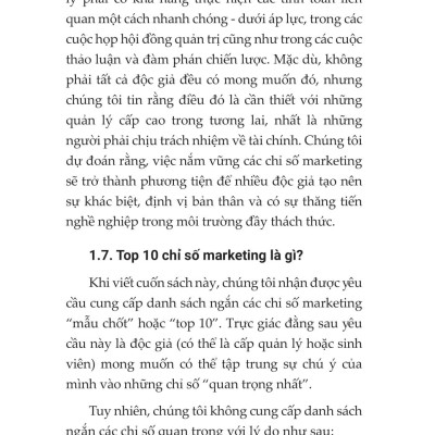 Sách - Marketing Metrics - Chỉ Số Đo Lường Trong Marketing