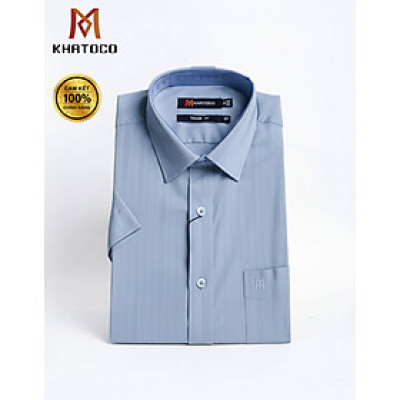 Áo sơ mi nam tay ngắn Khatoco(S-5XL)