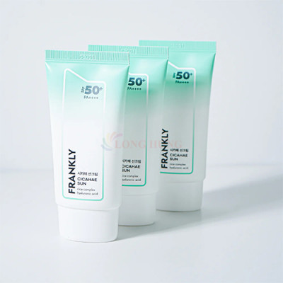Kem chống nắng phục hồi làm dịu cho da nhạy cảm Frankly CicaHae Sunscreen SPF 50+ PA++++ (50ml) - Hàng chính hãng