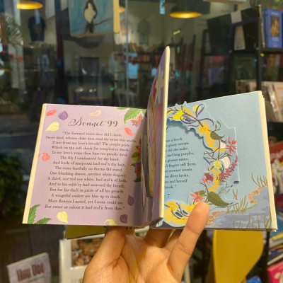 Sách - Shakespeare on Flowers by Panorama Pops | English Classics Poetry - Drama Fiction Quotes