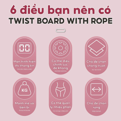 BG Dụng cụ tập thể dục 3003R xoay eo bụng đứng cho massage chân giảm cân, bàn xoay eo tập bụng, xoay eo