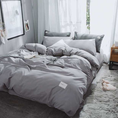 Bộ Chăn Ga Gối 4 Món DULCETT ( 1 ga + 2 vỏ gối đầu + 1 vỏ chăn) Cotton TiCi Nhập Khẩu Mềm Mịn