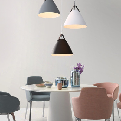 Bộ 3 đèn thả 3 màu trang trí bàn ăn, phòng khách TRUNDER cao cấp kèm bóng LED chuyên dụng