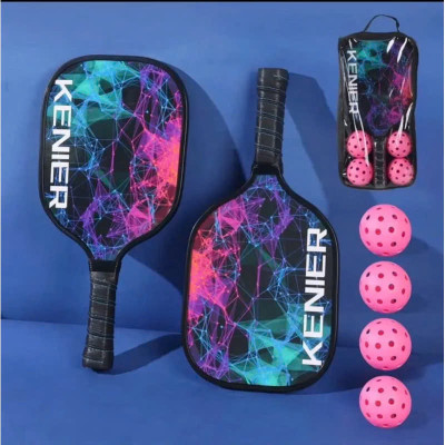 Bộ 2 Vợt Pickleball Cao Cấp + Kèm Túi Chống Sốc Và 4 Bóng