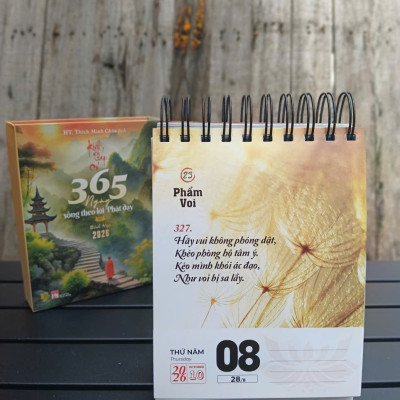  Sách Lịch bàn 2026 - Kinh Pháp Cú - HT. Thích Minh Châu