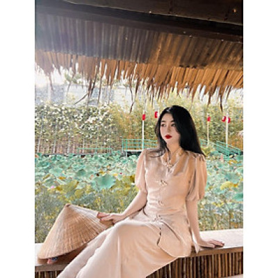 Quần áo đi chùa vải Cát Nhung Cao Cấp ***MẪU MỚI CÚC ĐAN THỦ CÔNG SJ25  SIÊU VIP SIÊU ĐÁNG YÊU *** VIP 1