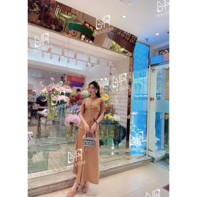 Đồ Lam Nữ Đi Chùa - Bộ Đi Lễ Chùa Thêu Cá Ngọc Vải Lụa Cao Cấp AL018 Trang Nhã Kín Đáo Dành Cho Phật Tử