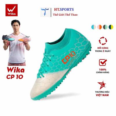 Giày bóng đá sân cỏ nhân tạo chính hãng Wika CP10 Công Phượng ( tặng tất chống trơn ) Size 32 đến 43