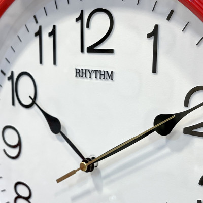 Đồng hồ Rhythm CMG734NR01 Kt 31.2 x 5.0cm, 710g. Vỏ nhựa. Dùng Pin.