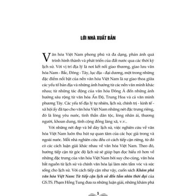 Khám phá văn hóa Việt Nam. Từ tiếp cận lịch sử đến tầm nhìn thời đại 