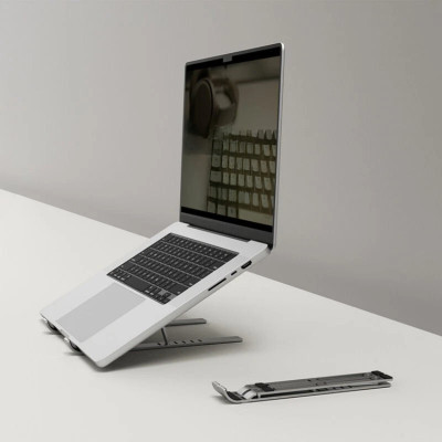 Giá đỡ laptop tản nhiệt gấp gọn Choetech H045 cho máy từ 11 đến 15 inch (Hàng chính hãng)