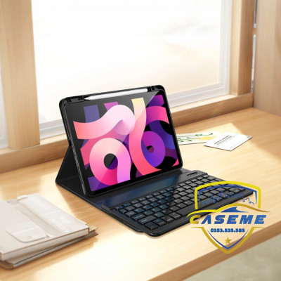 Bao da bàn phím dành cho iPad Air 11 inch M3 2025 Wi Wu MK-006 – 3 trong 1 kèm bút cảm ứng - Hàng chính hãng