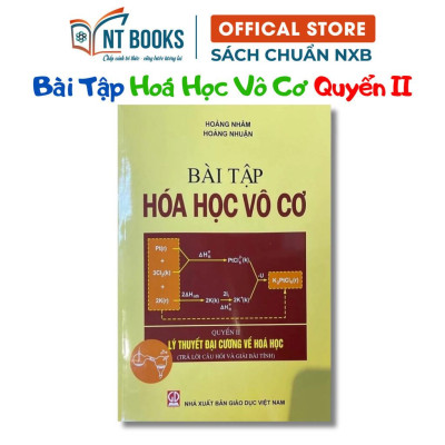 Sách - Combo 3 Cuốn - Bài Tập Hóa Học Vô Cơ - NXB Giáo Dục - HV