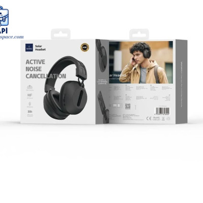 Tai nghe không dây hàng chính hãng WiWU Solar Wi-TD-06: Sạc năng lượng mặt trời, chống ồn chủ động (ANC), âm thanh chất lượng cao