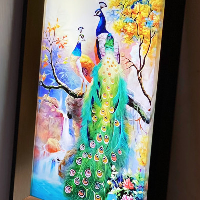 Đèn tranh LED nghệ thuật TR-04 độc đáo, tinh tế - 3 chế độ ánh sáng