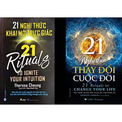 Combo 2 Cuốn 21 Nghi Thức Thay Đổi Cuộc Đời + Khai Mở Trực Giác - Vanlangbooks