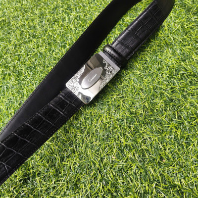 Ciartuar Thắt Lưng Nam BH1498 Da Bò Dập Vân Da Cá Sấu Khóa Bấm Hợp Kim Sang Trọng & Bền Bỉ Quà Tặng Ý Nghĩa