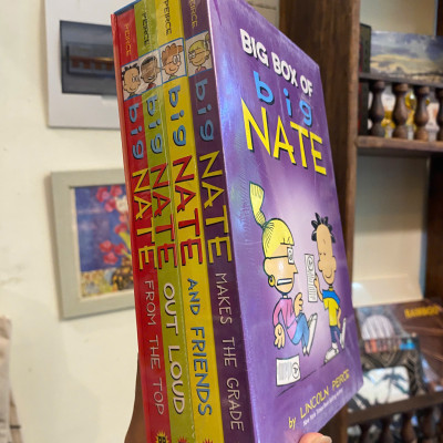 Sách - Big Box of Big Nate: Big Nate Box Set Volume 1-4 by Lincoln Peirce | English Children Book