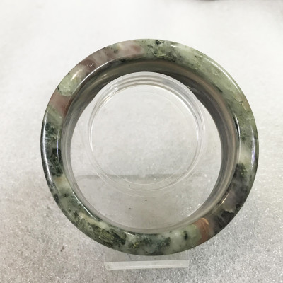 Vòng tay vuông cẩm thạch cho nam bản cao từ 2.5 đến 3cm 