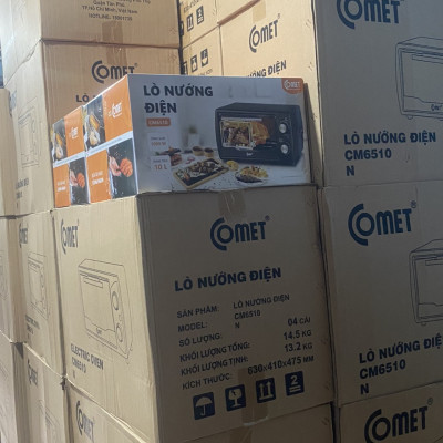 Lò Nướng Điện Đa Năng Comet CM6510 (10L) - Đen - Hàng Chính Hãng