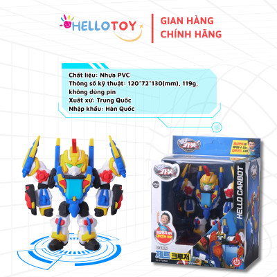 Đồ chơi Robot Little Zetcrewzer Hello Carbot HC-F-006SD - Mô hình nhựa PVC cho trẻ em trên 37 tháng tuổi - Hello Toy