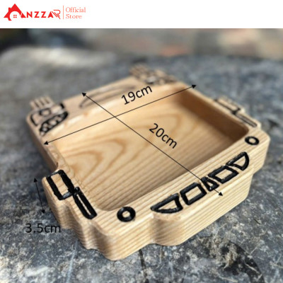 Khay Gỗ Decor Hình Ô Tô – Nguyên Khối Cao Cấp – Đựng Mứt, Hạt Sấy, Quà Tặng Trung Thu Tết